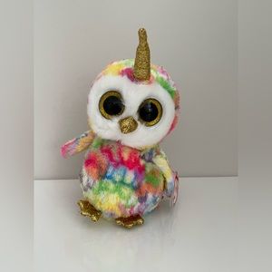 TY Beanie Boos - ENCHANTED the UniOwl (Regular Size - 6 inch)
